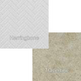 Herringbone Travertine | Samples | Triangle-Products.com