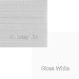 Subway Tile Gloss White Paintable | Samples | Triangle-Products.com