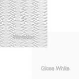 Wavation Gloss White Paintable | Samples | Triangle-Products.com