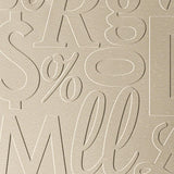 Almond | Alphabet Soup | Wall Panel | Triangle-Products.com