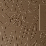 Argent Bronze | Alphabet Soup | Wall Panel | Triangle-Products.com