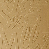 Argent Gold | Alphabet Soup | Wall Panel | Triangle-Products.com