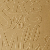 Argent Gold | Alphabet Soup | Wall Panel | Triangle-Products.com