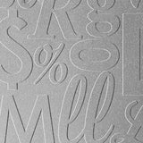 Argent Silver | Alphabet Soup | Wall Panel | Triangle-Products.com