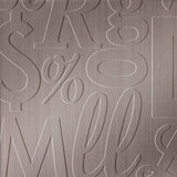 Brushed Nickel | Alphabet Soup | Sample | Triangle-Products.com