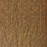 Cracked Copper | Alphabet Soup | Wall Panel | Triangle-Products.com