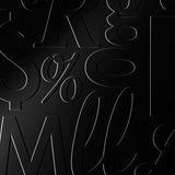 Gloss Black | Alphabet Soup | Wall Panel | Triangle-Products.com