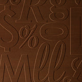 Linen Chocolate | Alphabet Soup | Wall Panel | Triangle-Products.com