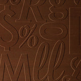 Linen Chocolate | Alphabet Soup | Sample | Triangle-Products.com