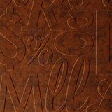 Moonstone Copper | Alphabet Soup | Wall Panel | Triangle-Products.com