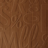 Pearwood | Alphabet Soup | Wall Panel | Triangle-Products.com