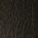 Smoked Pewter | Alphabet Soup | Wall Panel | Triangle-Products.com