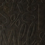 Smoked Pewter | Alphabet Soup | Wall Panel | Triangle-Products.com