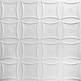 Gloss White (Paintable) | Americana | Glue Up Ceiling Tile | Triangle-Products.com