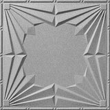 Argent Silver | Art Deco | Glue Up Ceiling Tile | Triangle-Products.com