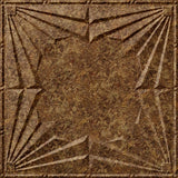 Bronze Fantasy | Art Deco | Glue Up Ceiling Tile | Triangle-Products.com