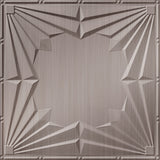 Brushed Nickel | Art Deco | Lay In Ceiling Tile | Triangle-Products.com