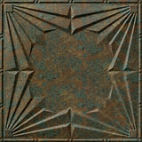 Copper Fantasy | Art Deco | Glue Up Ceiling Tile | Triangle-Products.com