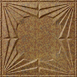 Cracked Copper | Art Deco | Glue Up Ceiling Tile | Triangle-Products.com