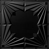 Gloss Black | Art Deco | Lay In Ceiling Tile | Triangle-Products.com