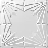 Gloss White (Paintable) | Art Deco | Glue Up Ceiling Tile | Triangle-Products.com