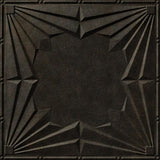 Smoked Pewter | Art Deco | Glue Up Ceiling Tile | Triangle-Products.com