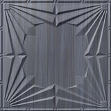 Steel Strata | Art Deco | Glue Up Ceiling Tile | Triangle-Products.com