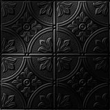 Gloss Black | Boston | Glue Up Ceiling Tile | Triangle-Products.com