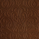 Linen Chocolate | Damask | Sample | Triangle-Products.com