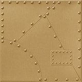 Argent Gold | Metal Plates | Tegular Lay In Ceiling Tile | Triangle-Products.com