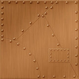 Brushed Copper | Metal Plates | Sample | Triangle-Products.com