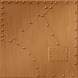 Brushed Copper | Metal Plates | Tegular Lay In Ceiling Tile | Triangle-Products.com