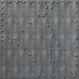 Crosshatch Silver | Metal Plates | Sample | Triangle-Products.com