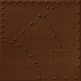 Linen Chocolate | Metal Plates | Sample | Triangle-Products.com