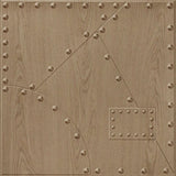 Washed Oak | Metal Plates | Tegular Lay In Ceiling Tile | Triangle-Products.com