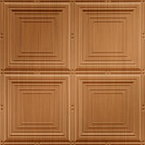 Brushed Copper | Portrait | Glue Up Ceiling Tile | Triangle-Products.com