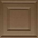 Argent Bronze | Raised Panel Coffer | Tegular Lay In Ceiling Tile | Triangle-Products.com