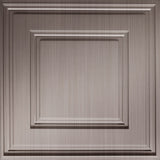 Brushed Nickel | Raised Panel Coffer | Sample | Triangle-Products.com