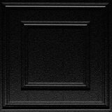 Matte Black | Raised Panel Coffer | Acoustic Ceiling Tile | Triangle-Products.com