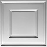 Matte White (Paintable) | Raised Panel Coffer | Acoustic Ceiling Tile | Triangle-Products.com