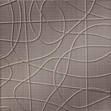 Brushed Nickel | Random Lines | Wall Panel | Triangle-Products.com