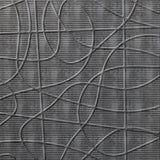 Crosshatch Silver | Random Lines | Wall Panel | Triangle-Products.com