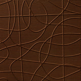 Linen Chocolate | Random Lines | Wall Panel | Triangle-Products.com