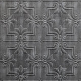 Crosshatch Silver | Regalia | Glue Up Ceiling Tile | Triangle-Products.com
