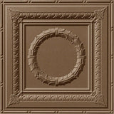 Argent Bronze | Rosette | Glue Up Ceiling Tile | Triangle-Products.com