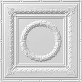 Gloss White (Paintable) | Rosette | Lay In Ceiling Tile | Triangle-Products.com
