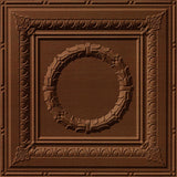 Linen Chocolate | Rosette | Glue Up Ceiling Tile | Triangle-Products.com