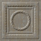 Vintage Metal | Rosette | Glue Up Ceiling Tile | Triangle-Products.com