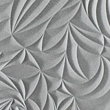 Argent Silver | Sculpted Petals | Wall Panel | Triangle-Products.com