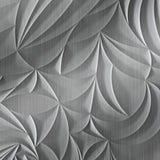 Brushed Stainless | Sculpted Petals | Sample | Triangle-Products.com